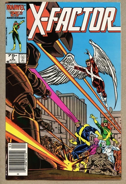 X-Factor #3-1986 vf/nm 8.0 X-Men X Men Guice Bob Layton Newsstand Variant