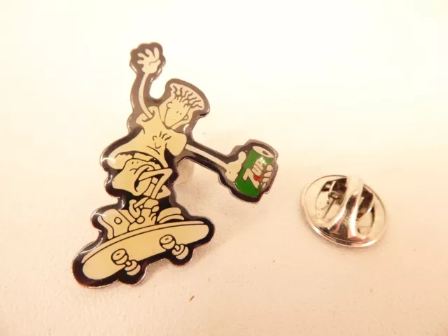 Pin's Pins Pin Badge - FIDO DIDO - 7 UP - SKATE BOARD -  SPORT