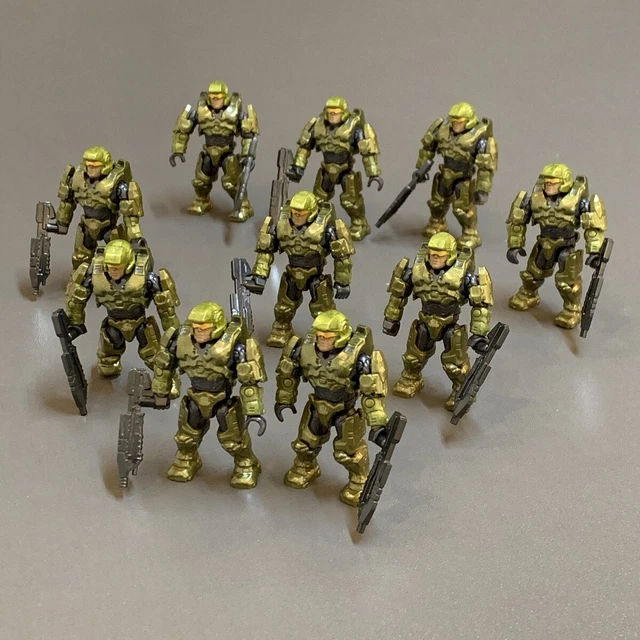 Figure Halo USNC Marina 5 Figure Mega Bloks HALO - Marina Femminile USNC, Defense Point Showdown, Da Collezione Mega Construx Halo - Foto 2