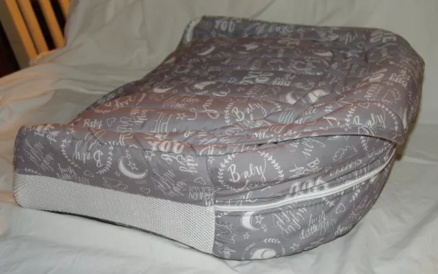 Baby Delight Snuggle Nest Dream Portable Fold Up Travel Bed Gray Grey Portable