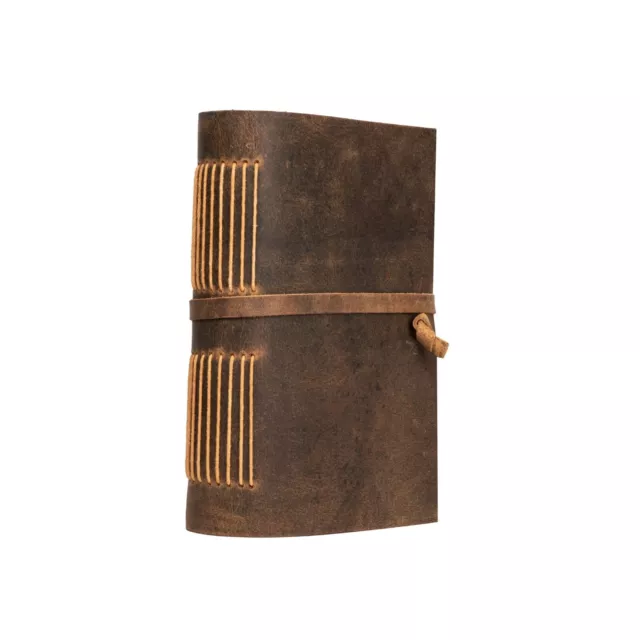 Leather Village Lined Paper Vintage Leather Journal 200 Antique Pages Notebook 2