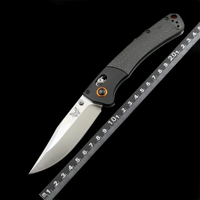 15080-1axis lock s30v blade carbon fibre hanlde folding camping pocket knife edc