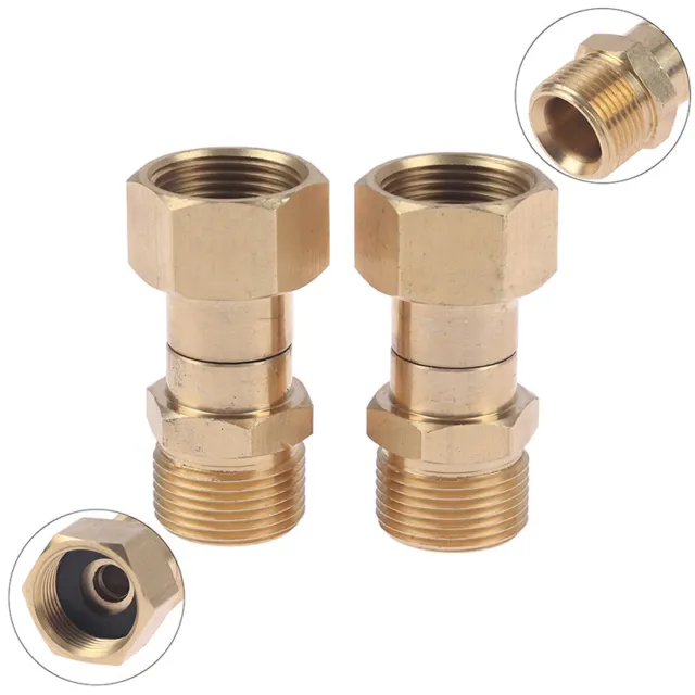 Brass High Pressure Washer Swivel Joint Connector Hose Fitting M22 Connector tk