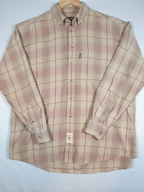 Camicia Barbour cotone spazzolato a maniche lunghe con bottoni 2xl