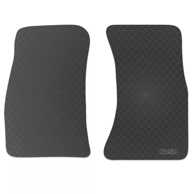 CARSIO TAILORED RUBBER Car Floor Mats FOR Toyota HILUX 1997 to