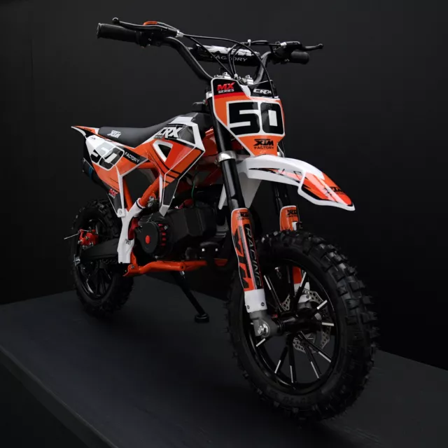 2024 XTM CRX 49cc 50cc Mini Dirt Bike Petrol 2-Stroke New Motorbike XTREME BIKES