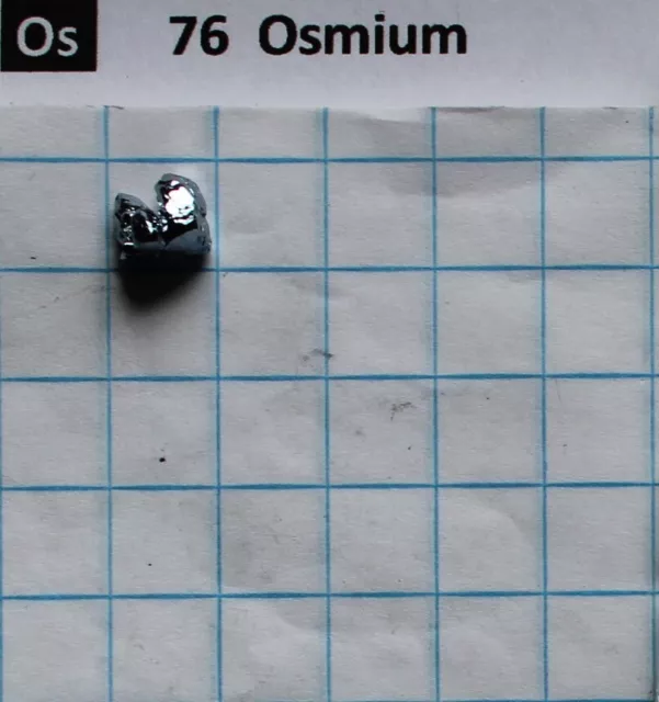 Osmium Metall Kristall 99,999% #1 4,32 gramm Metal Element 76