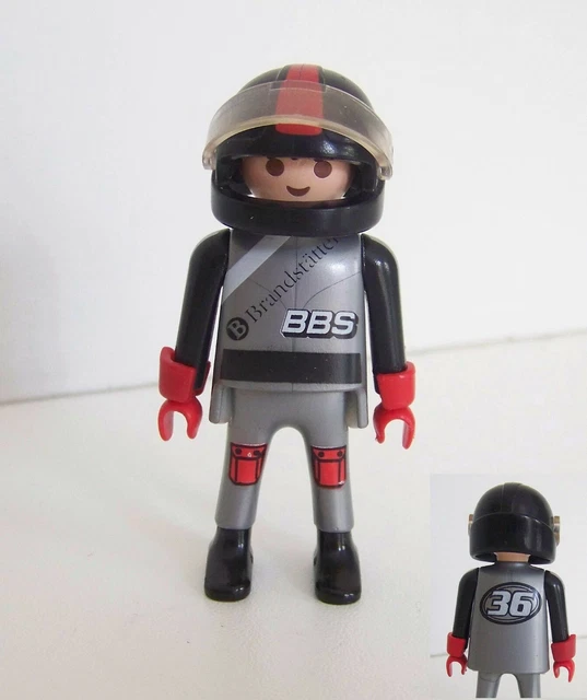 PLAYMOBIL (S359) RACING - Pilote de la Voiture de Sport à Friction 5175