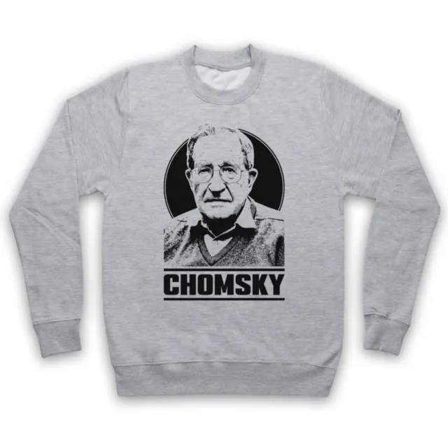 Noam Chomsky Father Modern Linguistics Chomsky Tribute Adults Unisex Sweatshirt
