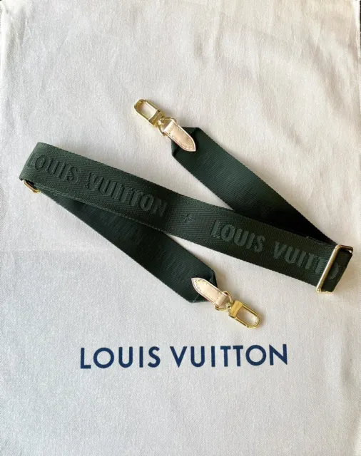 BNIB LOUIS VUITTON Multi Pochette Accessories Kaki Green Bandouliere STRAP  ONLY!