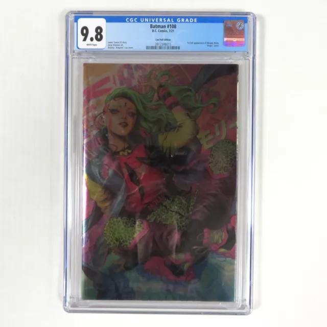 BATMAN #108 ARTGERM 1:50 FOIL VARIANT CGC Graded 9.8 DC Comics 2021