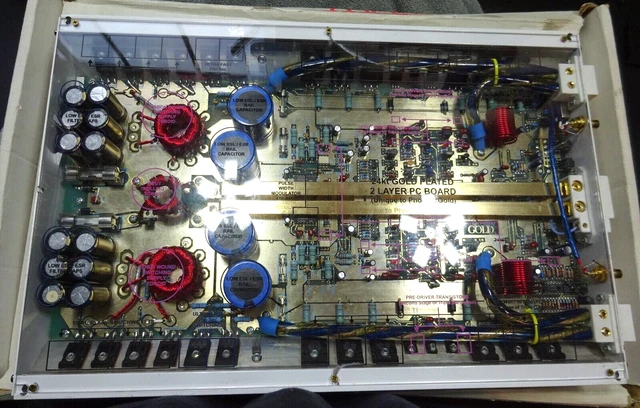Rare Old School Phoenix Gold Ms-2125H Circuit Board Layout Plexiglass With Box