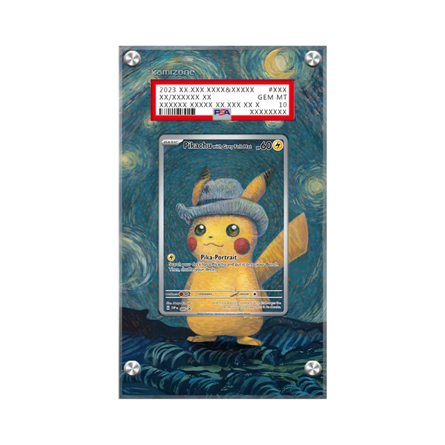 PIKACHU MIT GRAUEM Filzhut Pokémon Extended PSA Artwork Schutz Vitrine EUR 29,43 PicClick DE