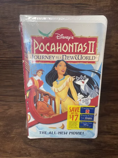 Factory Sealed Disneys Pocahontas 2 II Journey to a New World VHS Tape Brand New