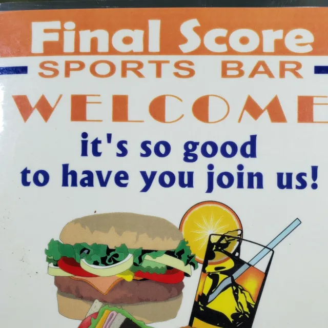 Final Score Sports Bar Restaurant Menu London ON Ontario Wharncliffe Rd Defunct