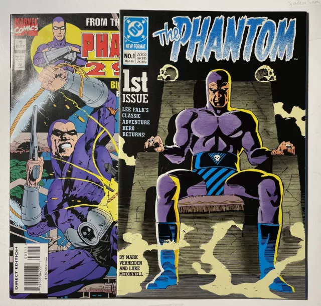 DC/Marvel Comics Lot Lee Falk’s The Phantom #1, Phantom 2040 #1