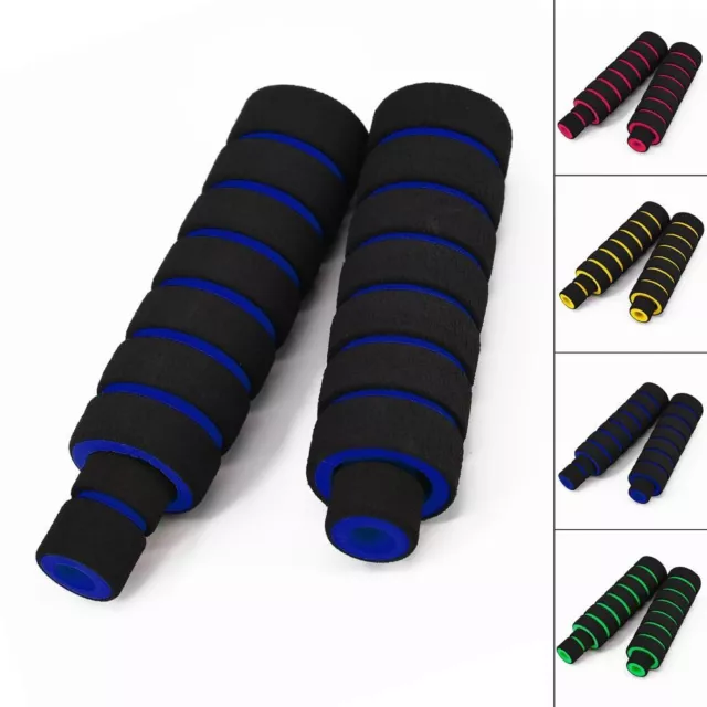 4Pcs Motorcycle Antislip Handlebar Hand Grips Sponge Cover Bike Universal;