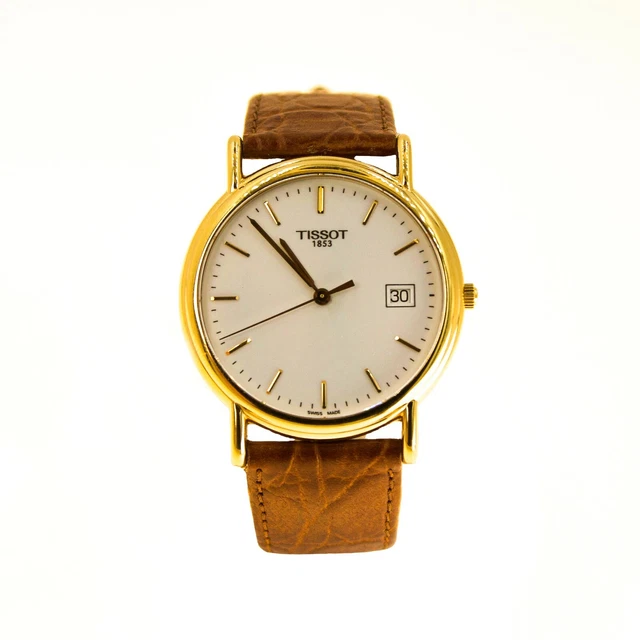 MONTRE HOMME VINTAGE TISSOT en or 18 carats VENDEUR BRITANNIQUE