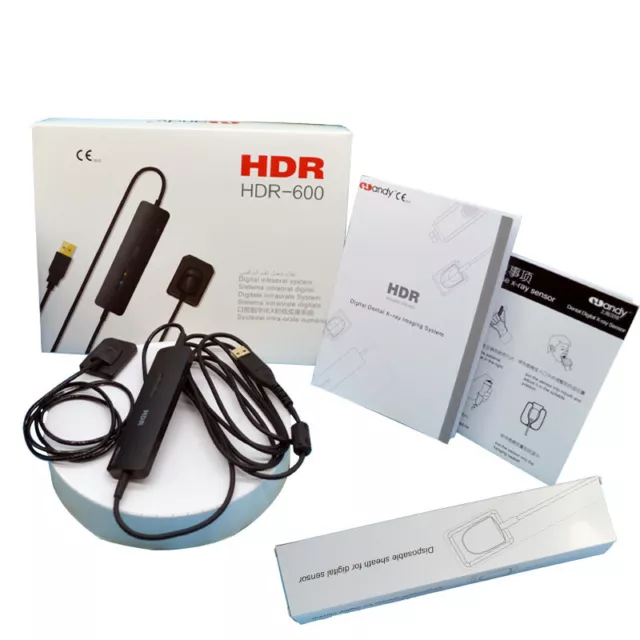 Handy Dental RVG X-Ray Sensor Digital Intraoral Imaging System HDR-600C Size 2