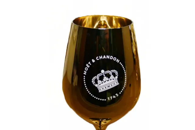 Moët & Chandon - Service 6 Verres Dorés à Champagne Large (65cl) Neufs 2