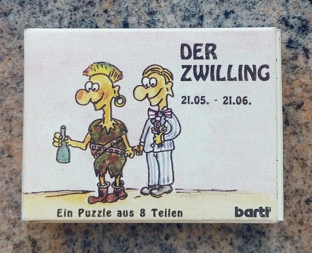Bartl Mini-Holzpuzzle – Zahlen-Puzzle Aus 7 Teilen, Knobelspaß Für Unterwegs, Made In Germany