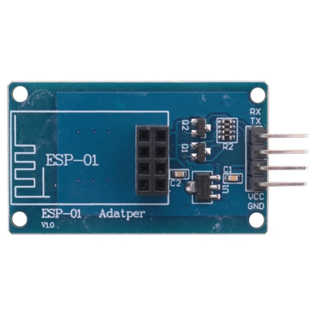 ESP-07 WLAN-Modul Mit ESP8266 – Inkl. Adapterplatine, Keramikantenne, UART/SPI, Für Arduino Und DIY-Projekte