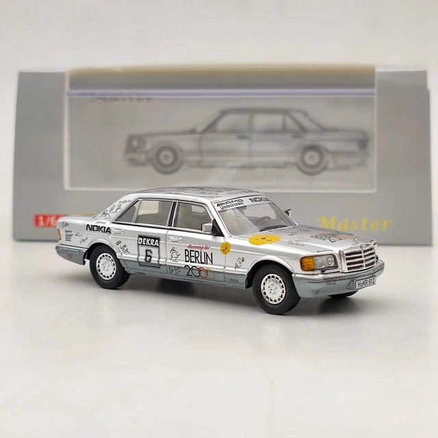 1/64 MASTER MERCEDES-BENZ S450 W222 Police Car Diecast Toy Model