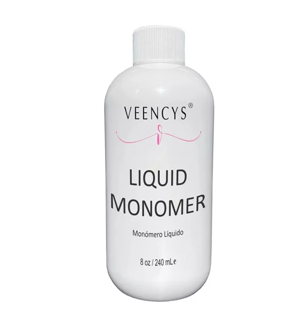 8 Oz / 240Ml Sistema De Uñas Acrilico Profesional De Monomero Liquido - NEW