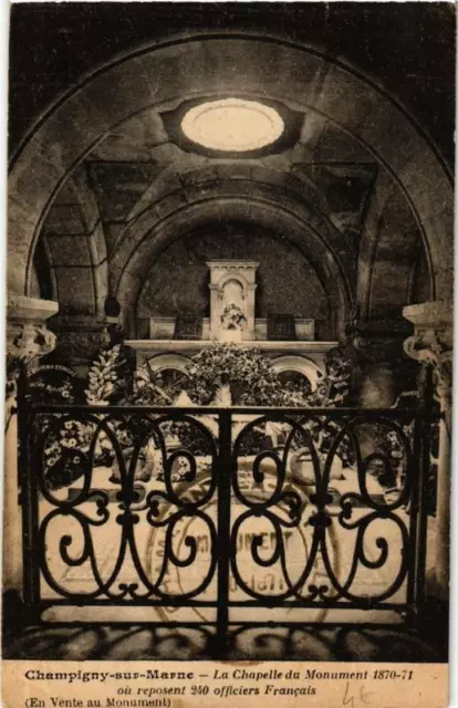 CPA AK CHAMPIGNY-sur-MARNE La Chapelle du Monument 1870 (569784)
