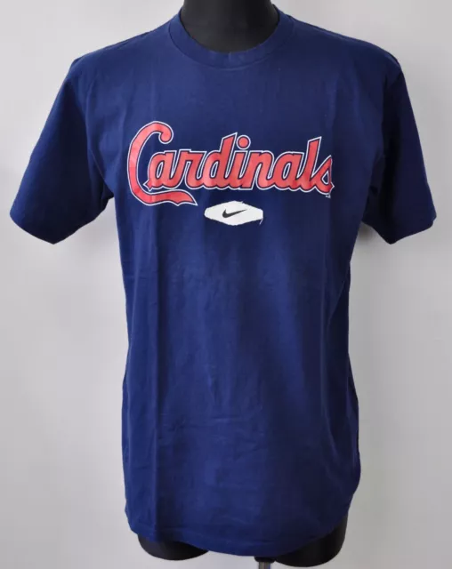 St Louis Cardinals Nike Team Herren M T-Shirt MLB Baseballhemd Trikot Vtg Cotton