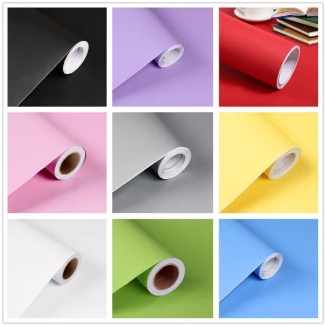 3M Wallpaper Plain Waterproof Furniture Contact Paper Drawer Liner Wall Sticker