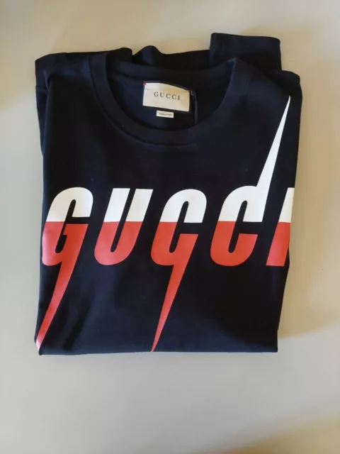 Gucci Blade Print T-shirt | Black/Red/White | M