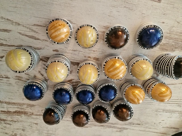Nespresso Vertuo Kaffeekapseln leer zum basteln 176 Stück