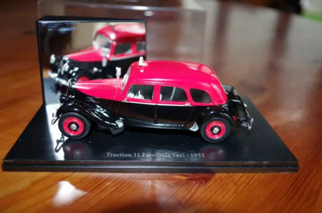 Norev / U.h 1/43 Citroen Traction 11 Familiale Taxi 1955 Neuf En Boite Plastique