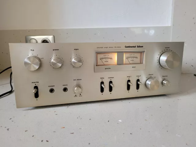 ampli Hi-Fi CONTINENTAL EDISON PA-9909 integrated stereo Amplifier 1974