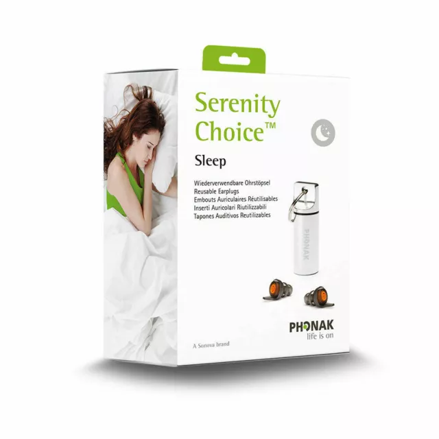 Phonak Serenity Choice™ Sleep - Reusable Earplugs