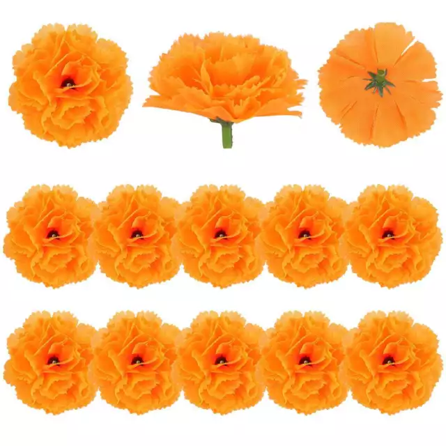 LOT Artificial Marigold Flower Garlands Diwali Indian Wedding Party Decoration