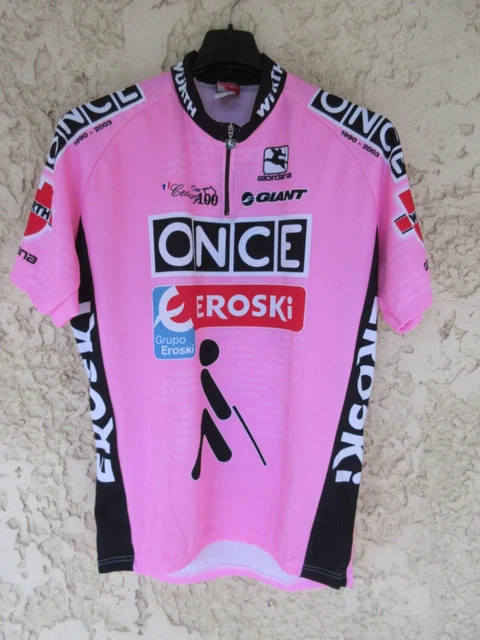 Maillot cycliste ONCE LOOK 1997 vintage camiseta shirt ETXE-ONDO JALABERT 5 XL