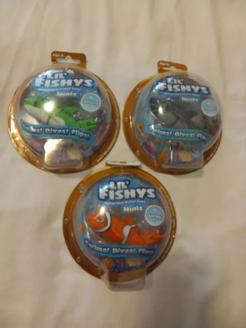 LIL FISHYS MINIS Motorized Water Pets Lot of 3 42.00 PicClick
