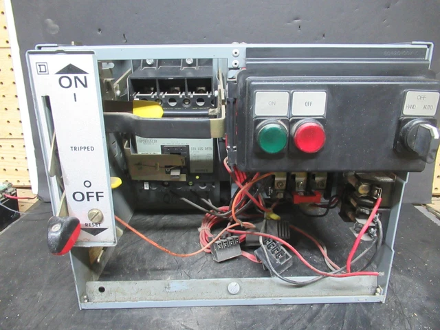Square D Mcc Motor Starter Control 12" W/ 8536Scg3 Nema Size 1 15 Amp 600 Vac