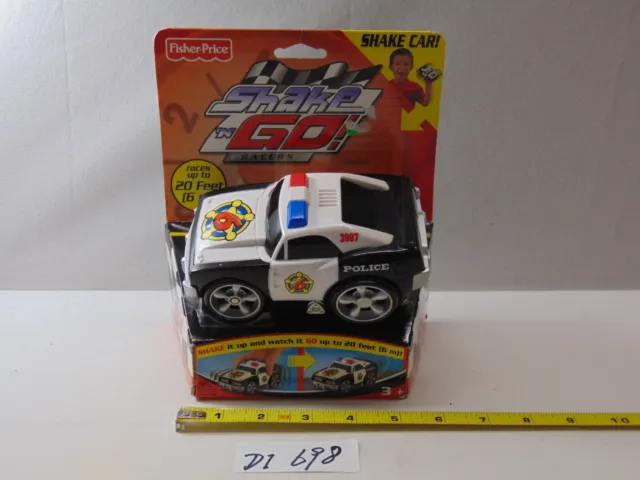 Fisher Price Shake 'N Go Racers Police Car New In The Box 2006