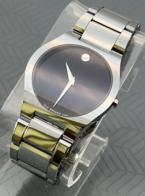 Swiss Movado Fiero Classic, Tungsten Carbide, Black Dial, Men’s Model # 0605619