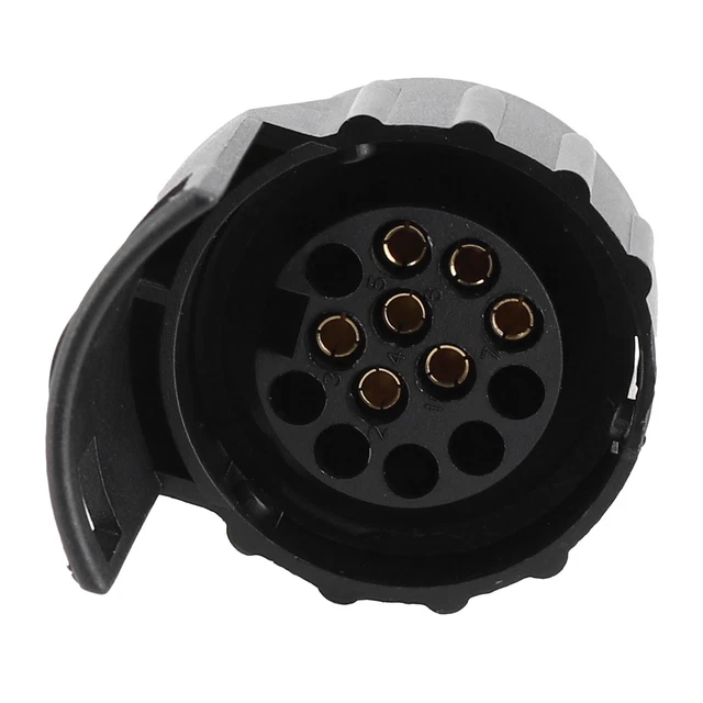 Adaptateur 13 Vers 7 Pôles Pour Remorque - Plateau Porte Voiture, Moto, Caravane