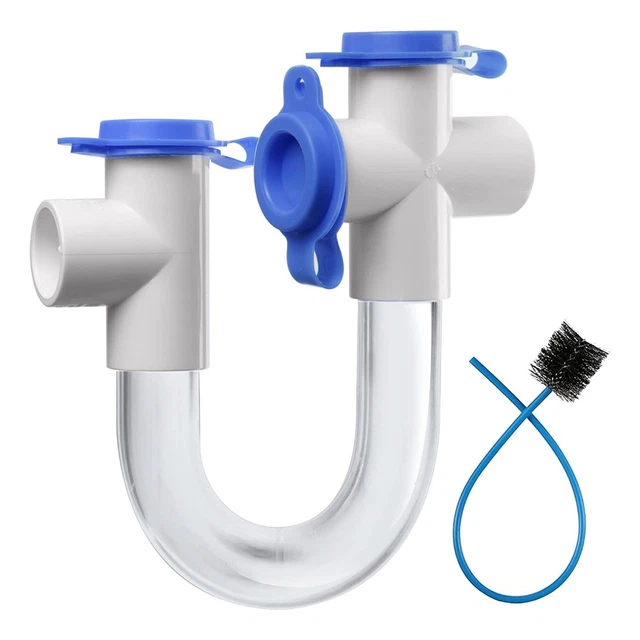 Kit Tube D'hydratation 98 Cm + Brosse Nettoyage - Compatible Réservoirs D'eau Grande Marque, Transparent/vert/marron - 8