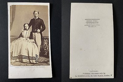 Princesse Alexandra de Galles CDV vintage albumen print.Ale Ghémar Bruxelles 