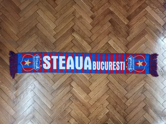 Scarf FC Steaua Bucharest Fcsb Romania Scarves Champion 100% 