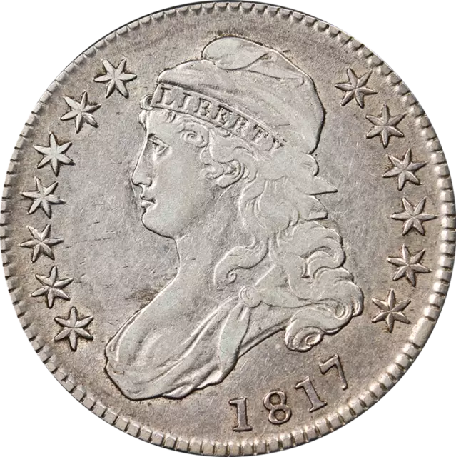 1817 Bust Half Dollar Nice VF 0-110 R.2 Nice Eye Appeal Nice Strike