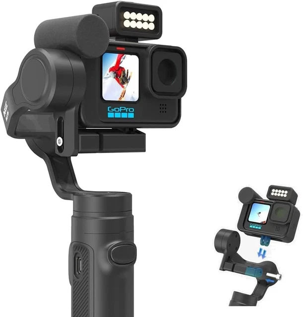 INKEE FALCON PLUS Action Cameras Gimbal Stabilizer, Compatible with ...