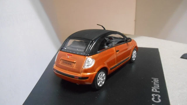 Citroen C3 2003 Pluriel Ochre/Orange Met 1:43 Dealer Norev 2