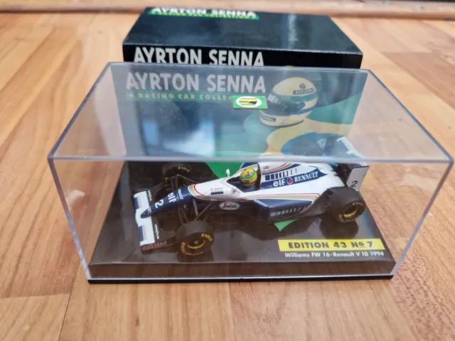Minichamps 1/43 Ayrton Senna Williams Fw16 Renault V10 1994 F1 Diecast Car